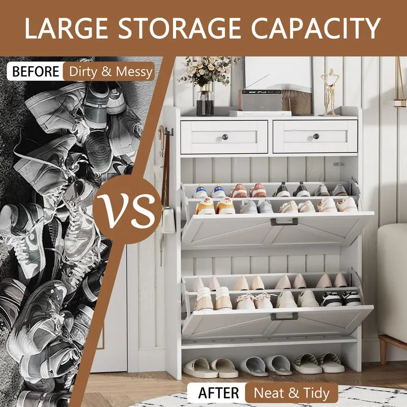 Shoe Storage Cabinet for Entryway
