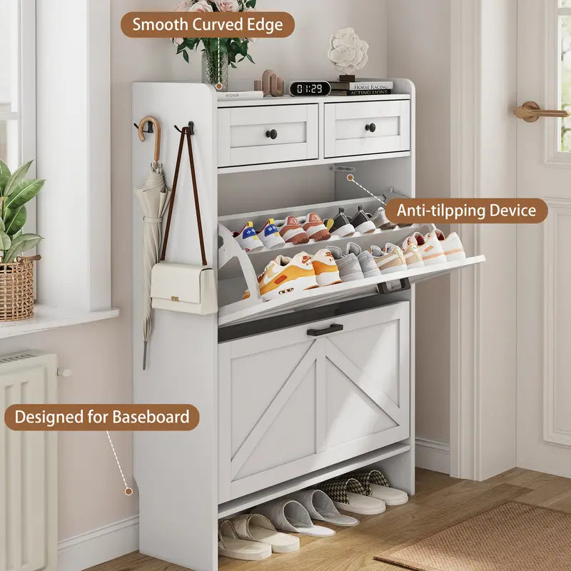 Shoe Storage Cabinet for Entryway