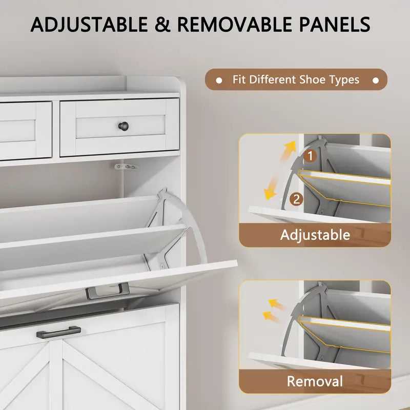 Shoe Storage Cabinet for Entryway